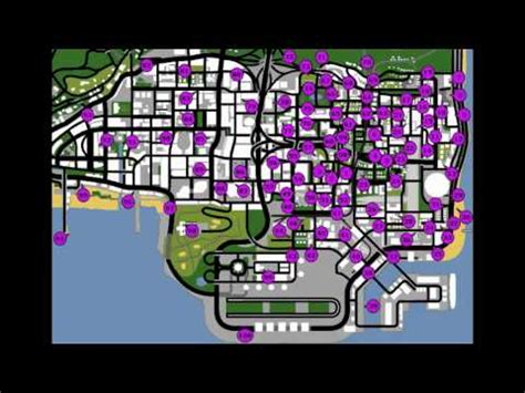 mapa de los grafitis de gta san andreas   YouTube