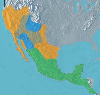 Mapa De Mesoamerica Para Colorear