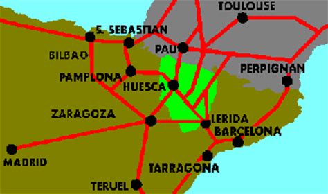 Mapa de situación del municipio Huesca dentro de la provincia de Huesca