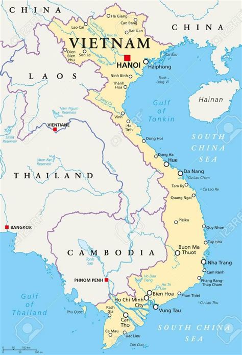 Mapa de vietnam, hanoi, Hanoi ubicación en el mapa  Vietnam
