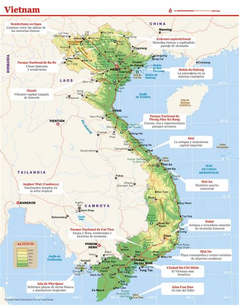 Mapa de Vietnam   Lonely Planet