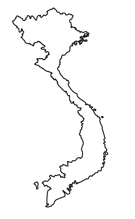 Mapa de Vietnam · Político & Físico | Calidad HD Para ...