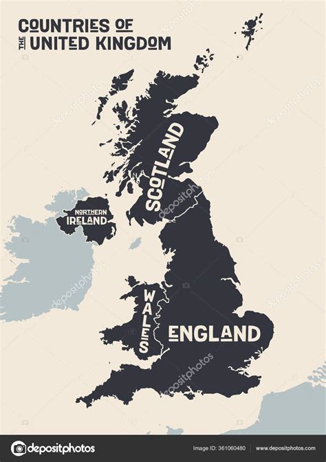 Mapa Del Reino Unido Mapa Anuncios Los Contados Del Reino ...