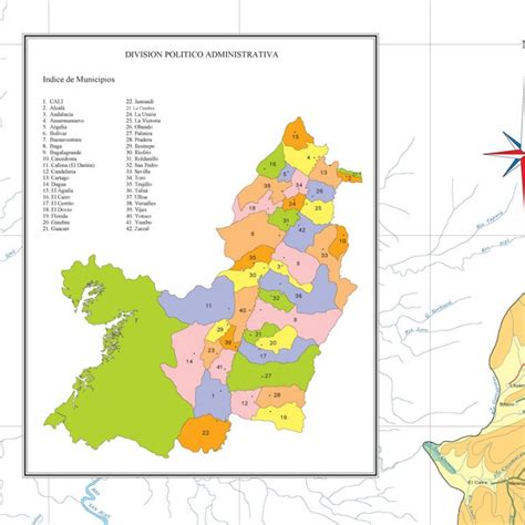 Mapa del Valle del Cauca – Mapas Cartur Mapas fisicos politicos de ...