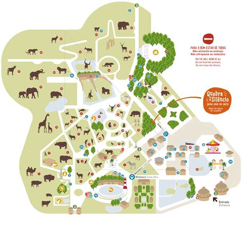 Mapa do Zoo   Jardim Zoológico