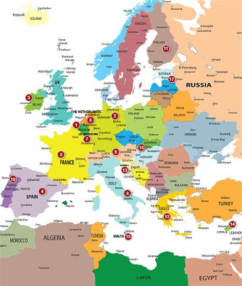 Mapa Interactivo De Europa   SEONegativo.com