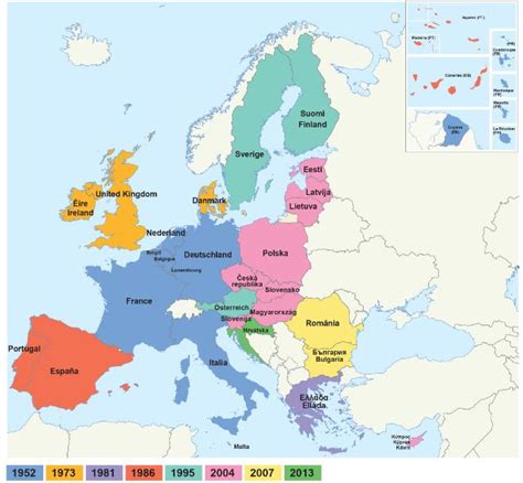 Mapa Interactivo de la Unión Europea