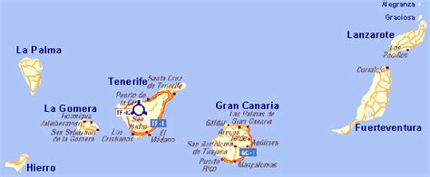 mapa islas Canarias, Spain | Islas canarias, La gomera y ...