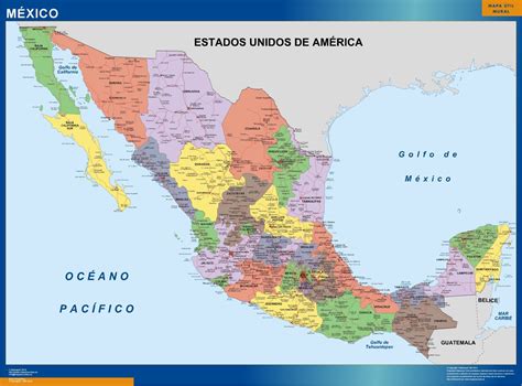 Mapa Mexico Politico | Mapas México y Latinoamerica