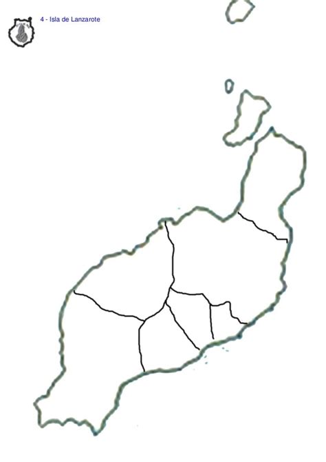Mapa Mudo Islas Canarias