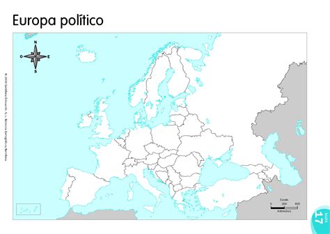Mapa Mudo Politico De Europa Y La Union Europea