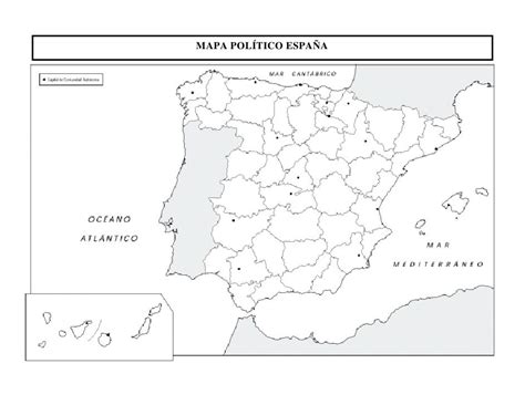Mapa Mudo Politico Espana[1]