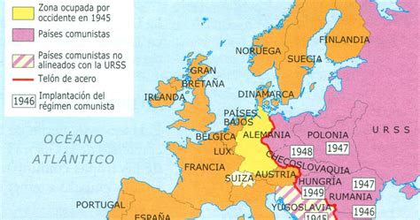Mapa países occidentales/socialistas/no alineados.