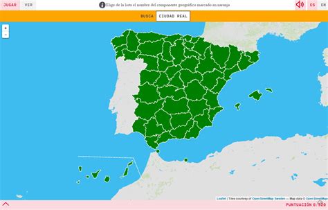 Mapa para jugar. ¿Dónde está? Provincias de España   Mapas ...