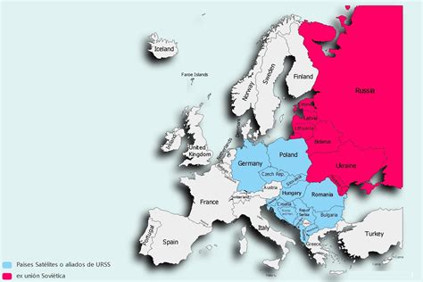 Mapa Politico A Gran Escala De Los Estados Comunistas De Europa Con Images