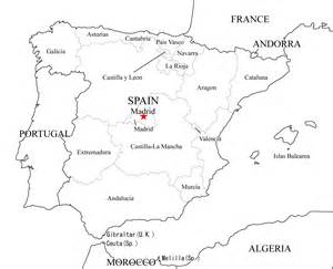 Mapa político de España para imprimir Mapa de comunidades ...
