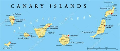 Mapa Politico Islas Canarias