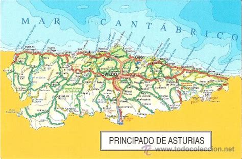 Mapa principado de asturias   nueva   Vendido en Venta Directa   30131695