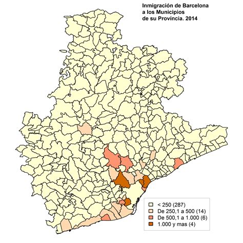 Mapa Provincia De Barcelona Municipios