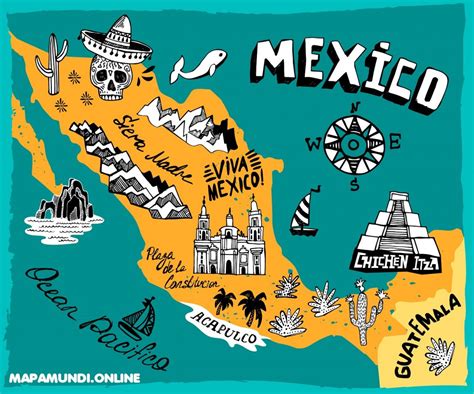 Mapa República Mexicana Mapas de México para Descargar e Imprimir