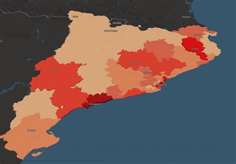 MAPA Tots els delictes a Catalunya des del 2011, distribuïts pel ...