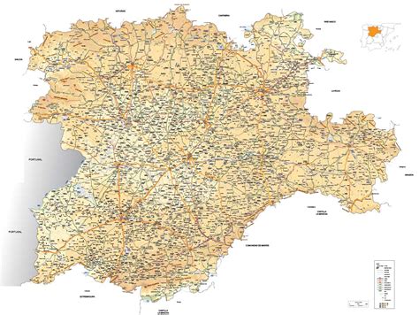 Mapa vectorial editable de Castilla León – Estudio de ...