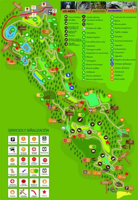 Mapa y Bioregiones | Zoologico Cuenca Bioparque Amaru