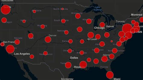 Mapa y casos de coronavirus por estado en USA: hoy ...