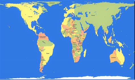 Mapamundis de todos los tipos | La web de los mapas del mundo