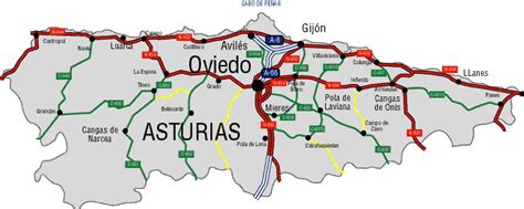 Mapas básicos de carreteras por CC.AA.