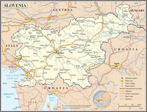 MAPAS DA ESLOVÊNIA   Geografia Total