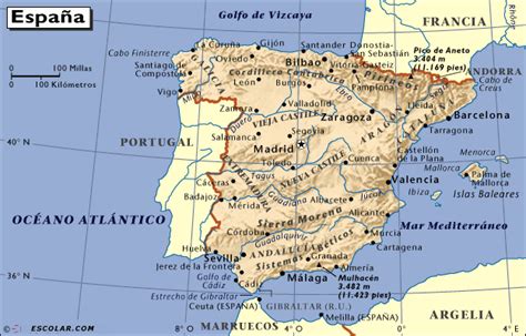 Mapas de Escolar.com   Mapa de España