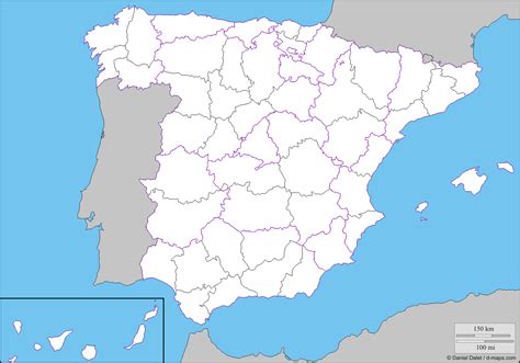 MAPAS DE ESPAÑA DE COMUNIDADES AUTÓNOMAS Y PROVINCIAS ...