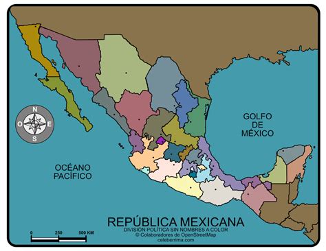 Mapas de MÉXICO con nombres, ciudades, estados, capitales, carreteras ...