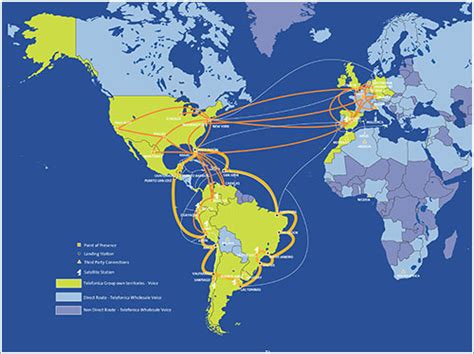 Mapas de redes IP de operadoras de telecomunicaciones ...