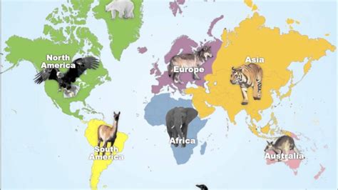 Mapas del Mundo para los Niños   YouTube