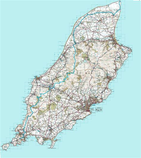 Mapas Detallados de Isla de Man para Descargar Gratis e ...