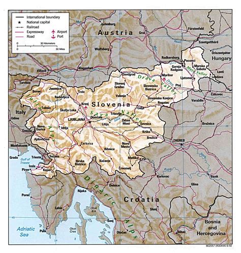 Maps of Slovenia | Detailed map of Slovenia in English | Tourist map of ...