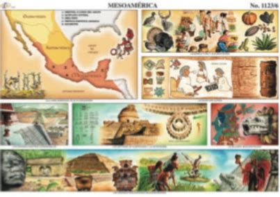 Maqueta De Mesoamerica Aridoamerica Y Oasisamerica / Mesoamerica ...