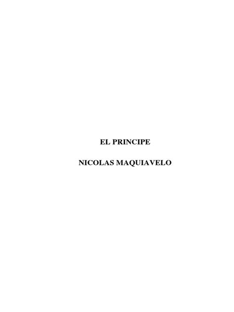 MAQUIAVELO   EL PRINCIPE.pdf | El príncipe | Nicolás ...