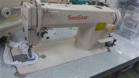 Máquina De Costura Reta Industrial Sunstar Km250 Usada C/ Nf | Mercado ...