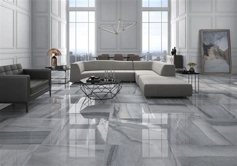 marble looking glass like floors | Pisos para sala comedor, Piso gris ...