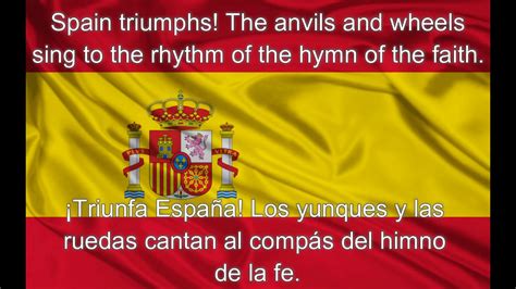 Marcha Real   Spain National Anthem  Spanish/English ...