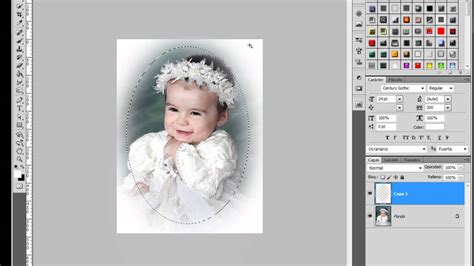 Marco desvanecido Caritas de Bebe #Photoshop   YouTube