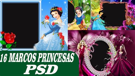 Marcos Princesas psd   16 plantillas psd para photoshop ...