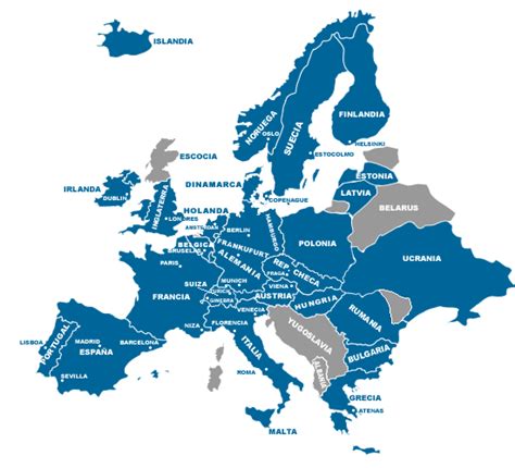 Maria Leiras: Map of countries of the European Union