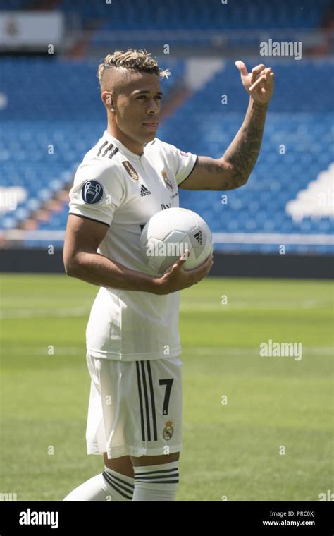 Mariano Diaz Mejia announced as Real Madrid player at Santiago Bernabeu ...