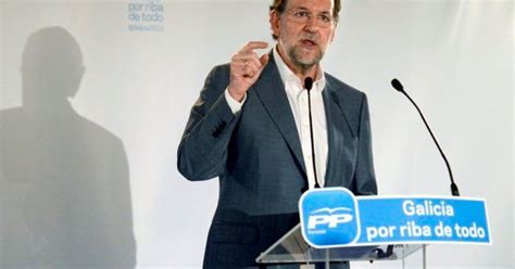 Mariano Rajoy, durante un discurso en Ourense:  Tengo que creerme a mí ...
