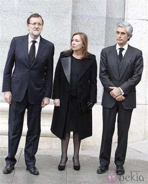 Mariano Rajoy, su mujer Elvira Fernández y Adolfo Suárez ...