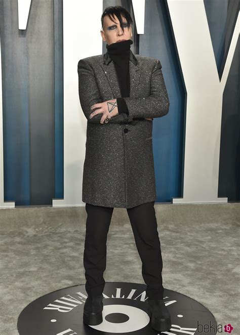 Marilyn Manson en la fiesta de vanity Fair de los Premios Oscar 2020 ...